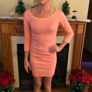 Rue21 Peach Sweater Dress